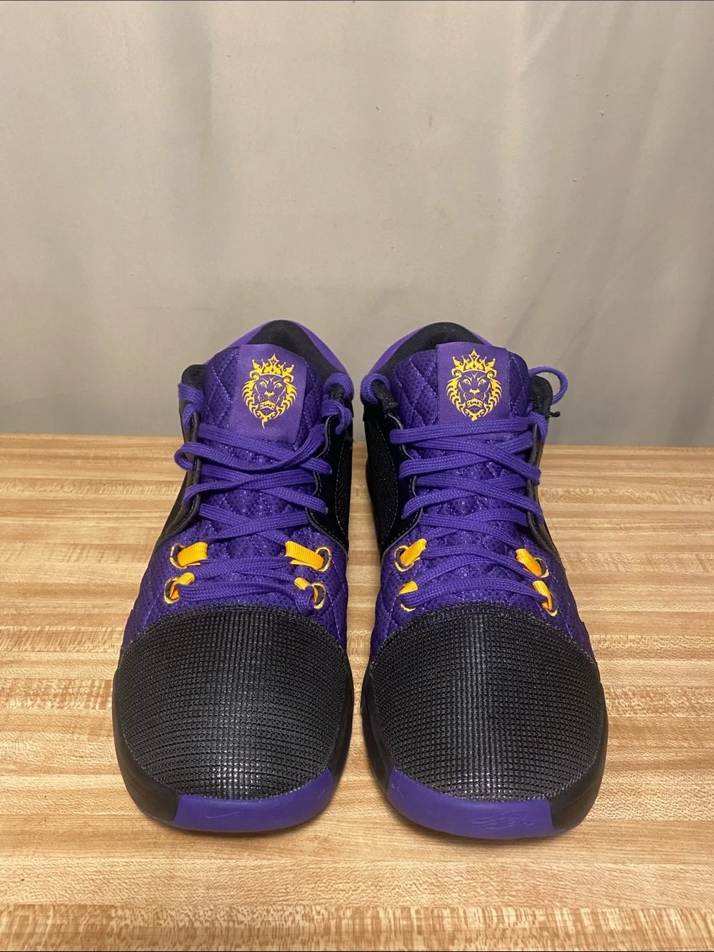 Nike LeBron Witness 8 Lakers Violet Golden (FB2239-001) Mens Basketball Shoes 12